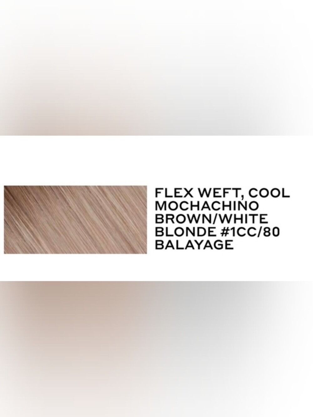 Bellami Flex Weft Mocha Brown/Blonde Balayage Hair